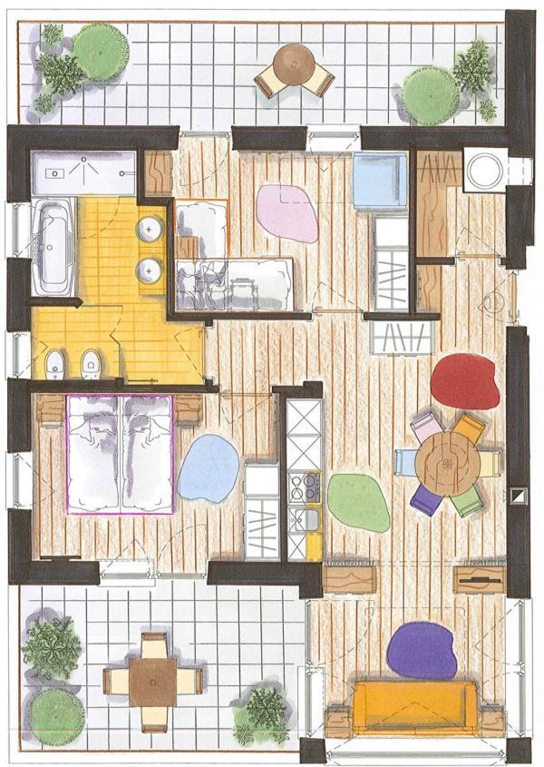 Color Home Suite Apartments Предаццо Экстерьер фото