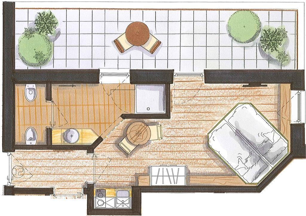Color Home Suite Apartments Предаццо Номер фото